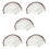 60Pcs Black Eyebrow Transfer Stickers Natural Fake Brows Makeup Tool 8
