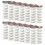 60Pcs Black Eyebrow Transfer Stickers Natural Fake Brows Makeup Tool 1