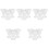 15Pièces Mini Tasses Plastique Transparentes Accessoires Maison Mini 5