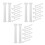 36Pcs White Plastic Mini Roman Columns Durable Desk Decor Photo Props 5