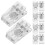 40Pcs Transparent Magnetic Spring Clips for Id Badge Holders 1