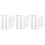 36Pcs White Plastic Mini Roman Columns Durable Desk Decor Photo Props 6
