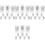 40Pcs Transparent Magnetic Spring Clips for Id Badge Holders 4