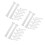 36Pcs White Plastic Mini Roman Columns Durable Desk Decor Photo Props 10