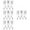 40Pcs Transparent Magnetic Spring Clips for Id Badge Holders 8