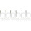 150Pcs Pe Cable Staples White Wire Clips for Electrical and Coax Cable 5