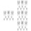 40Pcs Transparent Magnetic Spring Clips for Id Badge Holders 7