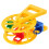 2Pcs Yellow Ferris Wheel Model Train Track Pieces for Imaginative Play 3