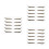 15Pairs Multi Shadow Stickers Glitter Self Adhesive Eyeliner 9