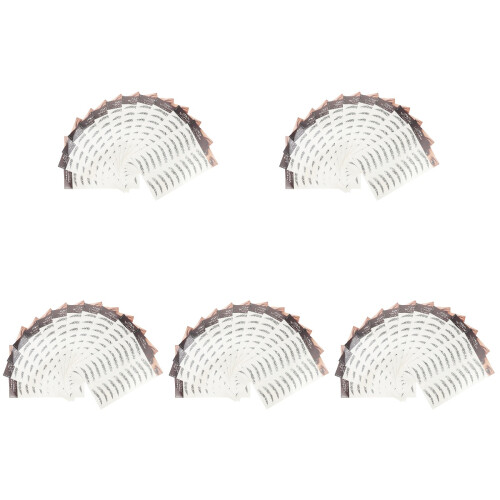 60Pcs Black Eyebrow Transfer Stickers Natural Fake Brows Makeup Tool 2