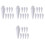 32Pcs White Foam DIY Ice for and Home Decor 5