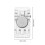 40Pcs Transparent Magnetic Spring Clips for Id Badge Holders 9