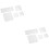 10Pcs Transparent Acrylic DIY Stamp Handle Blocks for Precise Stamping 5