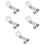 5Pcs Portable Metal Epee Socket Replacement for Fencing Sport Silver 7