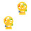 2Pcs Yellow Ferris Wheel Model Train Track Pieces for Imaginative Play 4