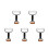 5Pcs Versatile Dough Rolling Pin and Pizza Cutter Spike Roller Tool 6