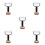 5Pcs Versatile Dough Rolling Pin and Pizza Cutter Spike Roller Tool 4