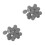 60Pcs Grey Plastic Coin Props for Magic Shows and Tricks 7