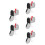5Pcs Miniature Silver Metal Mailbox Durable Outdoor Tip Donation Box 6