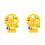 2Pcs Yellow Ferris Wheel Model Train Track Pieces for Imaginative Play 6