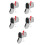 5Pcs Miniature Silver Metal Mailbox Durable Outdoor Tip Donation Box 7
