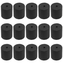 25Pcs Smokeless Moxibustion Sticks Black Carbonized for Salon Wellness