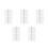 100Pcs Adjustable Metal Torsional Spring for Trash Bin Lid Replacement 7