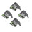 4Pcs Foldable Safety Sunshade Light Grey Mesh for Outdoor Use 8