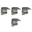 4Pcs Foldable Safety Sunshade Light Grey Mesh for Outdoor Use 5