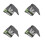4Pcs Foldable Safety Sunshade Light Grey Mesh for Outdoor Use 7