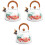 3Pcs Anti-Scald Handle Stainless Steel Home Tea Kettle White 4