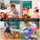 2Pcs Blue Ukulele Toy for Kids Creative Learning Instrument 3