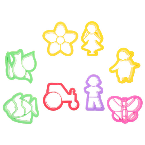 32Pcs Assorted Color Polymer Clay Cutters Plastic Mold Kit for Jewelry 2