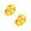 2Pcs Yellow Ferris Wheel Model Train Track Pieces for Imaginative Play 5