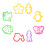 32Pcs Assorted Color Polymer Clay Cutters Plastic Mold Kit for Jewelry 2