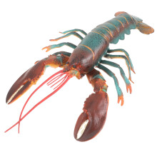 3Pcs Plastic Lobster Figurines Lifelike Simulation Decorative Craft