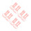 16Pcs Toddler Hand Pull Rings Pink Safety Stand Up Aid 2