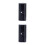 2Pcs Travel Watch Roll Organizer Black PU Storage Case 7