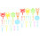 32Pcs Bubble Stick Set with Tray Assorted Crab Design for Kids Playing 4