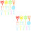 32Pcs Bubble Stick Set with Tray Assorted Crab Design for Kids Playing 6