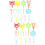 32Pcs Bubble Stick Set with Tray Assorted Crab Design for Kids Playing 7