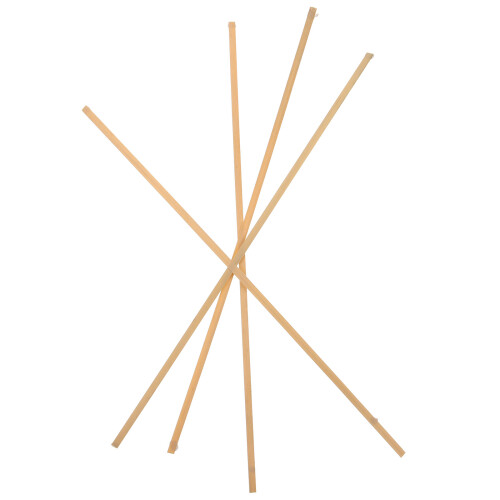 20Pcs Decorative Bamboo Strips Durable DIY Basket Weaving Roll