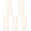 20Pcs Decorative Bamboo Strips Durable DIY Basket Weaving Roll 3