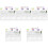 5Sets Erasable Acrylic Weekly Planner Board Home Office Message Board 5