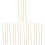 20Pcs Decorative Bamboo Strips Durable DIY Basket Weaving Roll 6