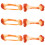 18Pcs Simulation Chicken Leg Bone Models PVC Material Assorted Colors 1