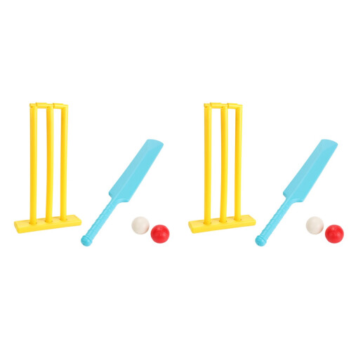 2Sets Cricket Set Safe Durable Material Sports Game Toy 2