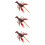 3Pcs Realistic Brown Lobster Models Plastic Simulation Decoration Toys 9