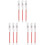 9Pcs Permanent Eyebrow Red Pens for Tattooing and Piercing 4