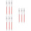 9Pcs Permanent Eyebrow Red Pens for Tattooing and Piercing 9